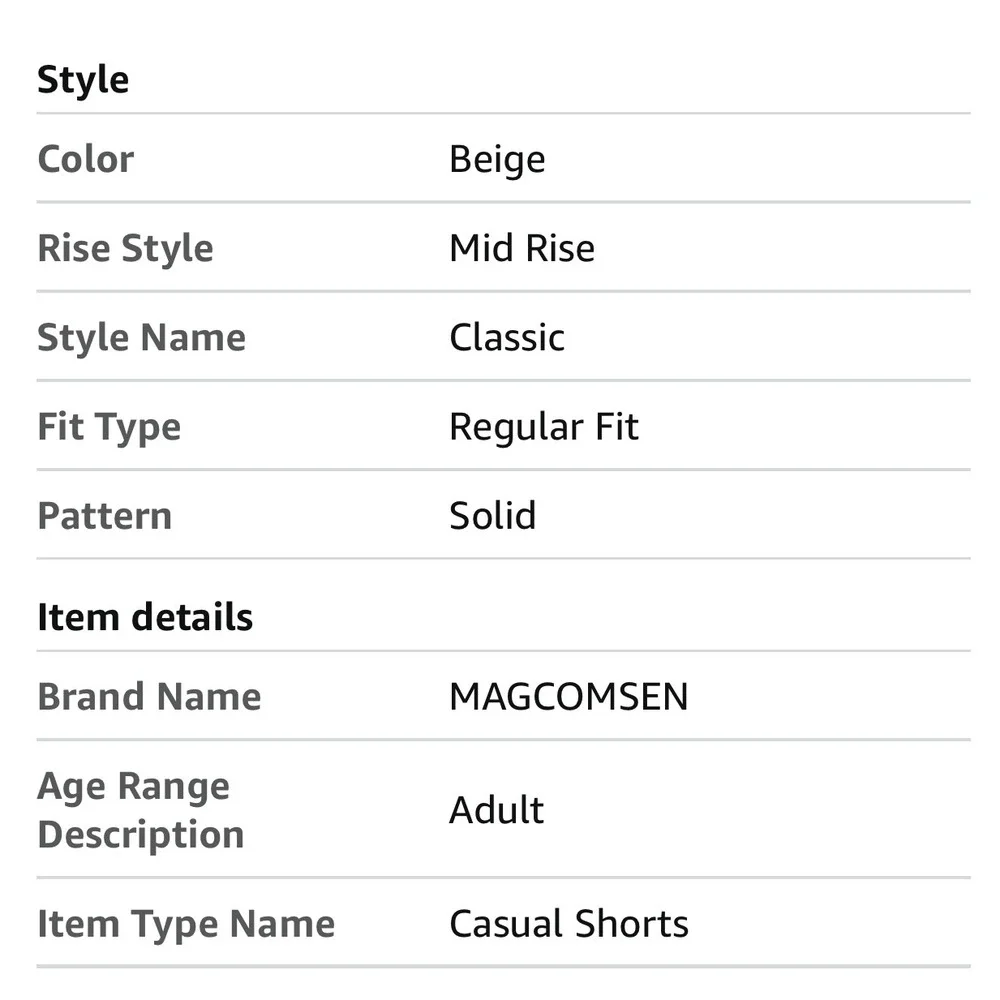 Magcomsen‎ Womens Beige High Waisted Pleated Wide Leg Dress Shorts Size 2XL NWT